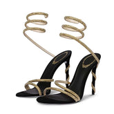 Crystal Exotic High Heels