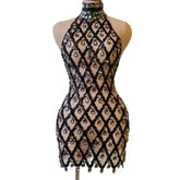 I like It Shiny Mini Dress