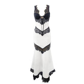 Exquisite Lace Bandage Maxi Dress
