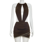 Bohemian Gyal Ruched Dress
