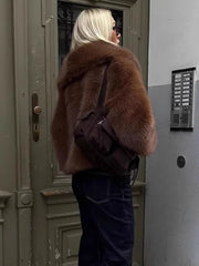 Chic Fur Plush Coat