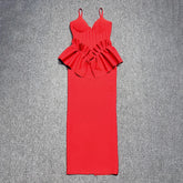 Huda Peplum Bandage Dress