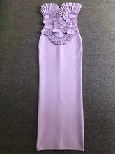 Arana Ruffles Bandage Maxi Dress