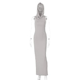 Hooded Maxi Dress