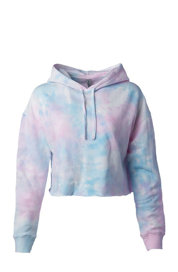 Cotton Candy Tie Dye Crop Top