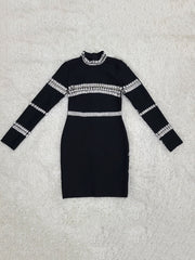 Deira Diamond Bandage Dress