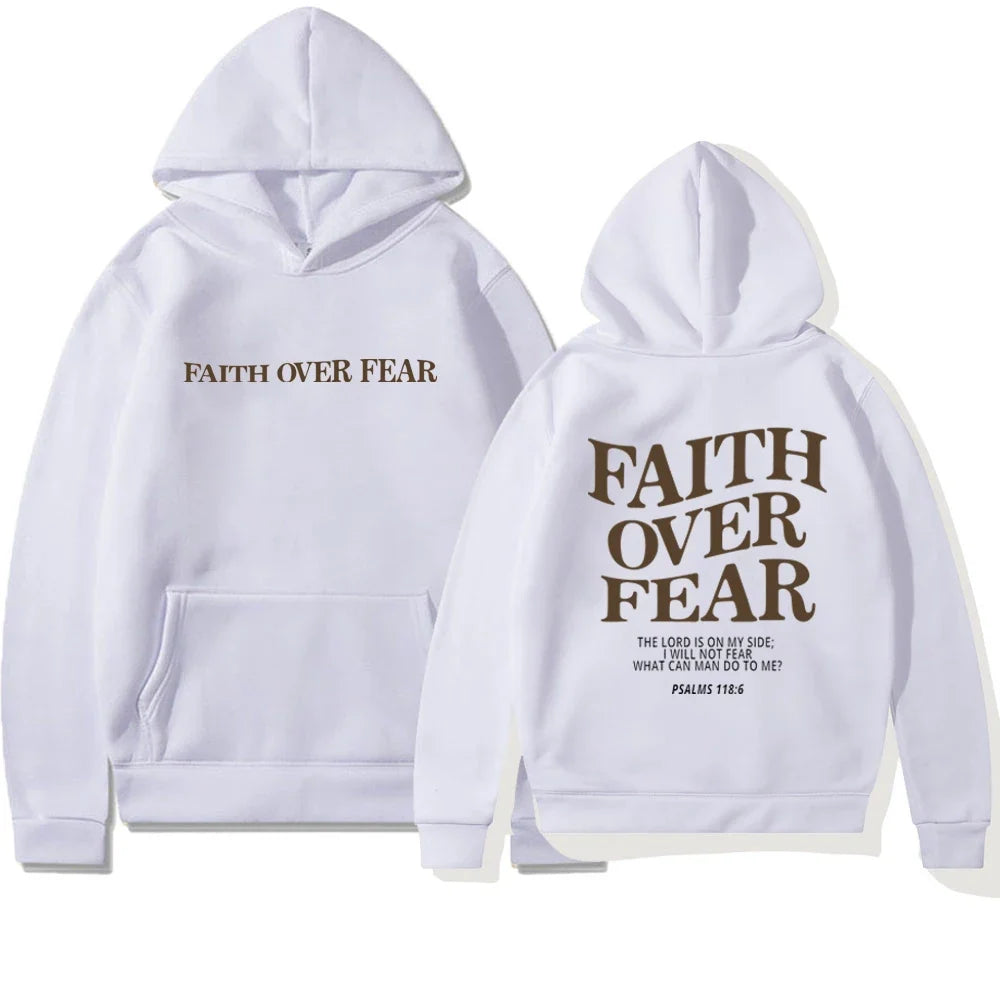 Faith Over Fear Hoodie Shirt (Unisex)