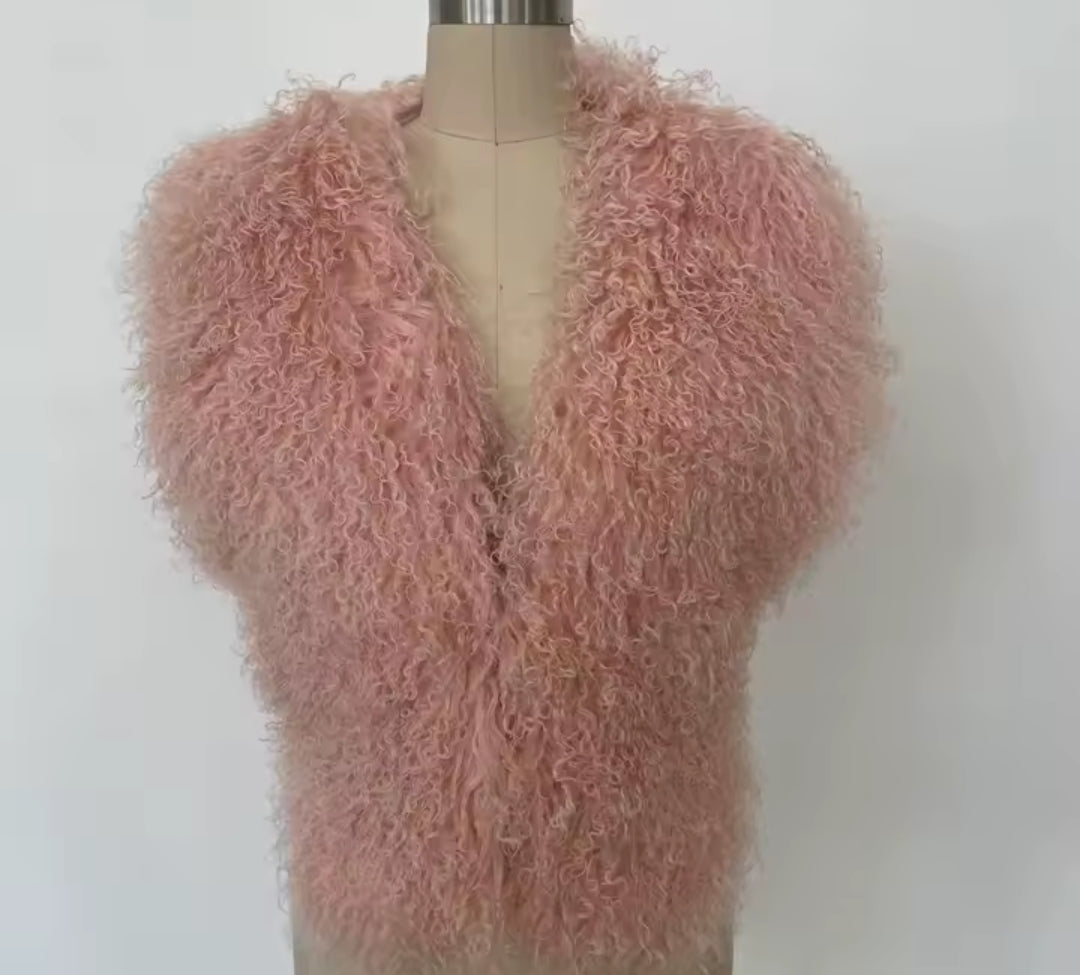 Fur Top Vest