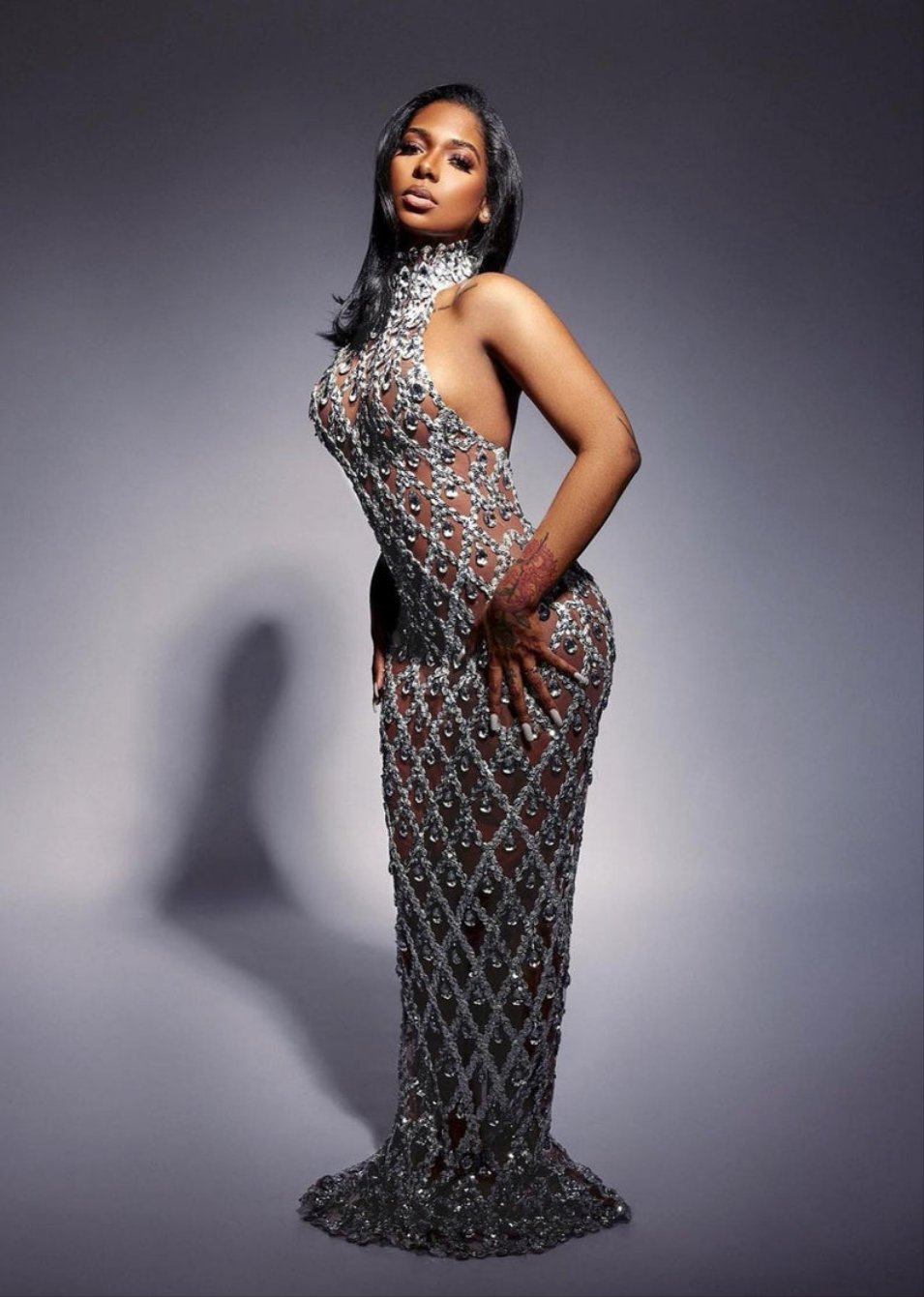 I Like It Shiny Maxi Dress