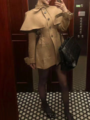 Bowknot Trench Coat