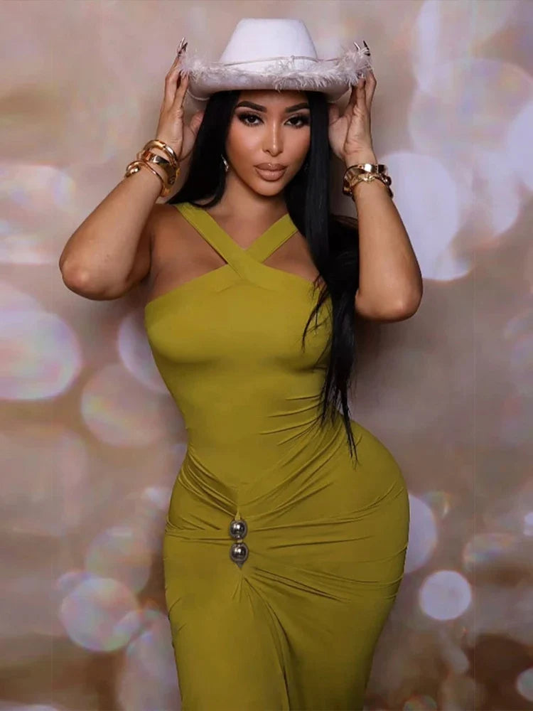 Elizabeth Bodycon Maxi Dress