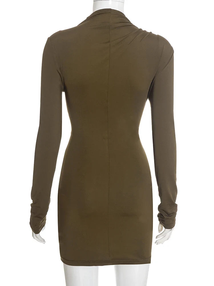 Anila Ruched Mini Dress