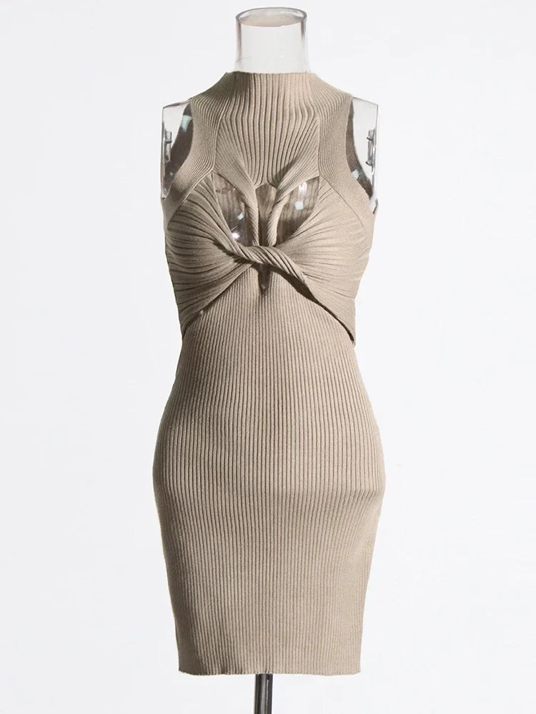 Dearra Knit Mini Dress