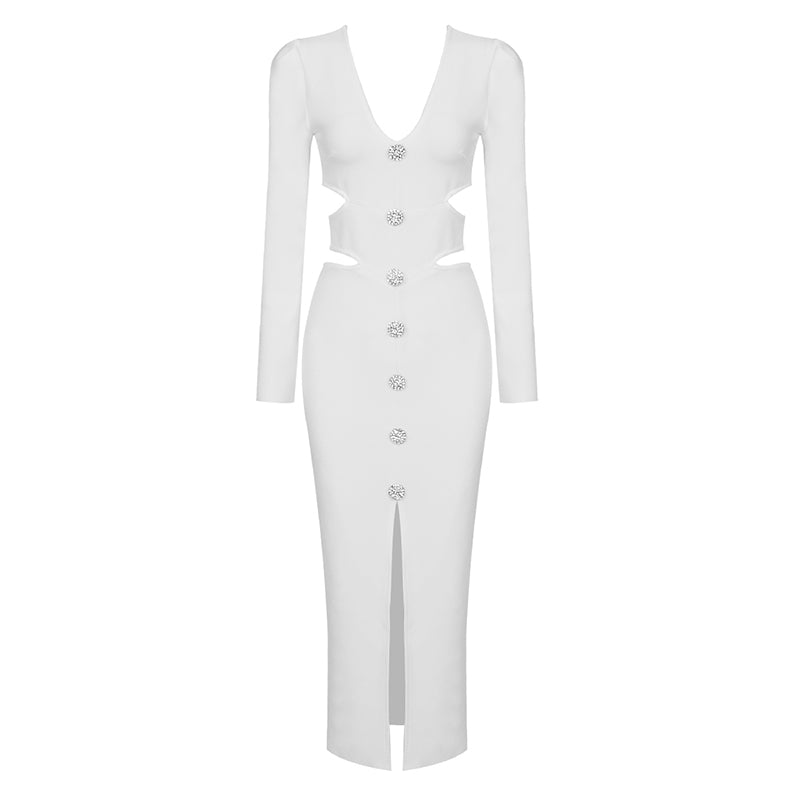 First Lady Bandage Midi Dress